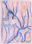 Femme bleue